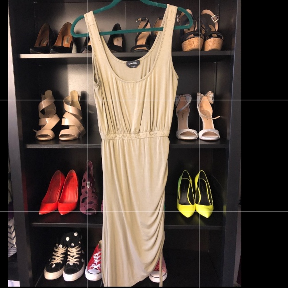 Bebe Olive Green Dress